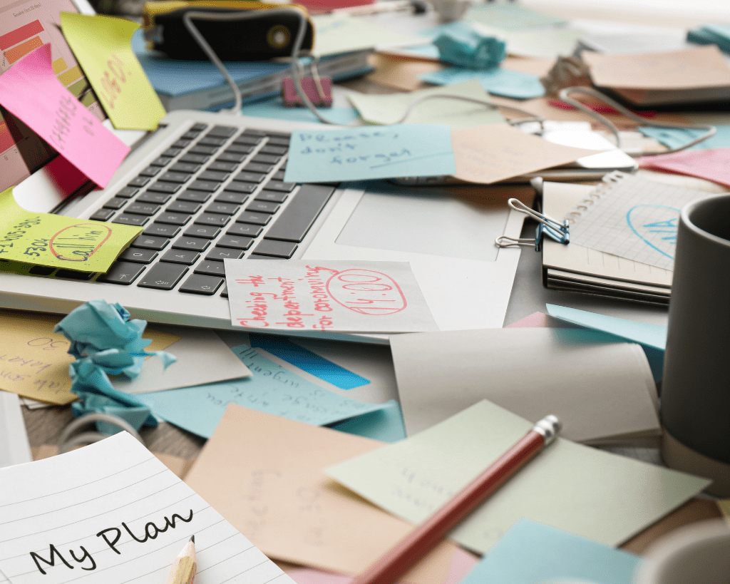 messy writer before story bible