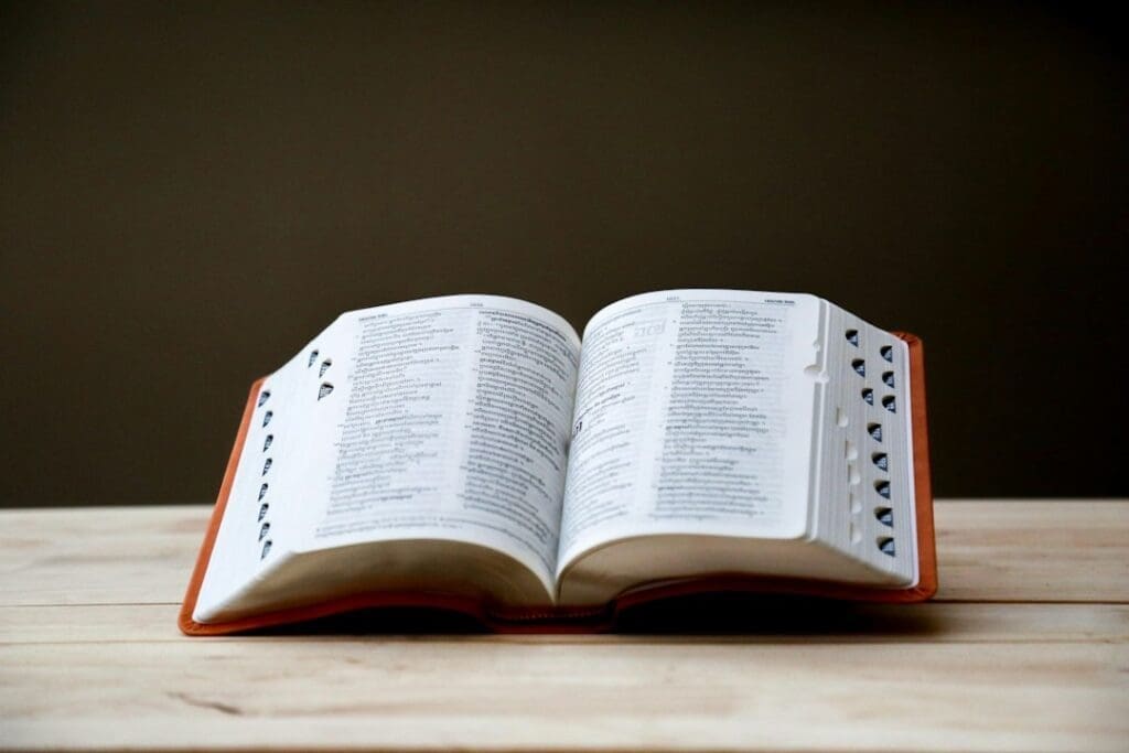Photo series bible writing
