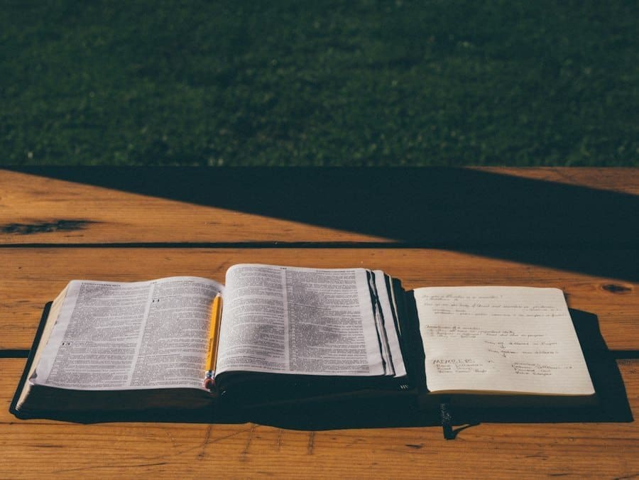 Photo series bible writing