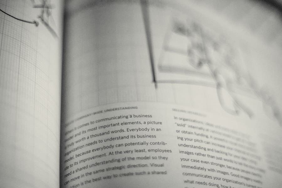 Photo novel structure outline diagram