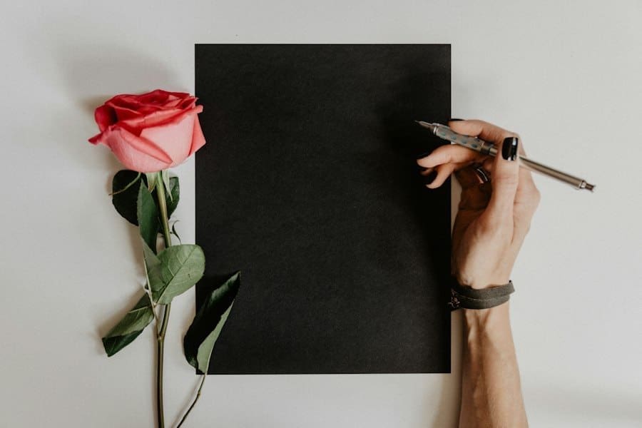 Photo romantic character writing tips