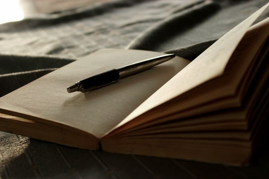Photo writing last line novel tips