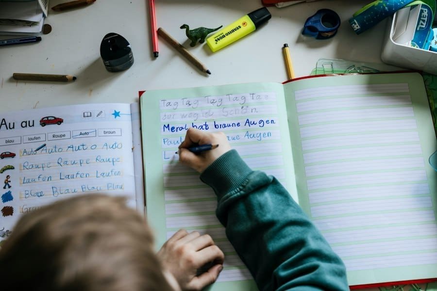 Photo writing with kids time management