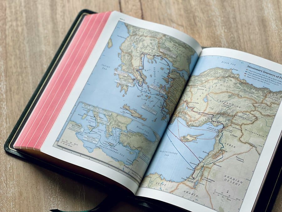 Photo location bible maps floor plans
